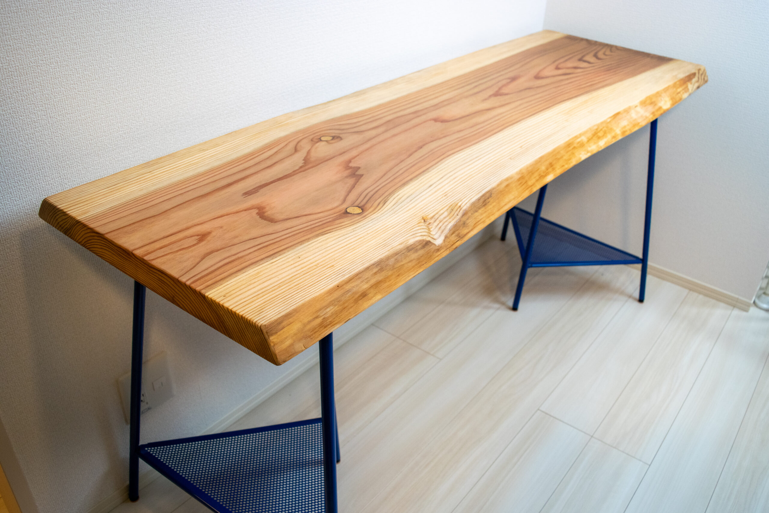 天然　朴木　天板　DIY材/一枚板/テーブル/カウンター材/デスク/机