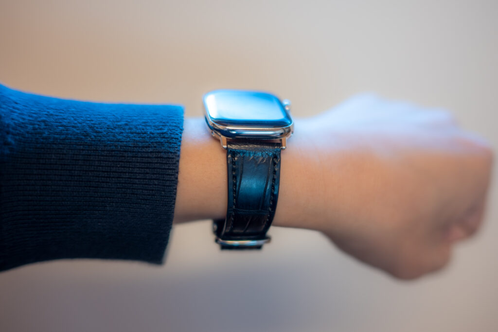 WILDSWANSクロコApple Watchバンド【レビュー】