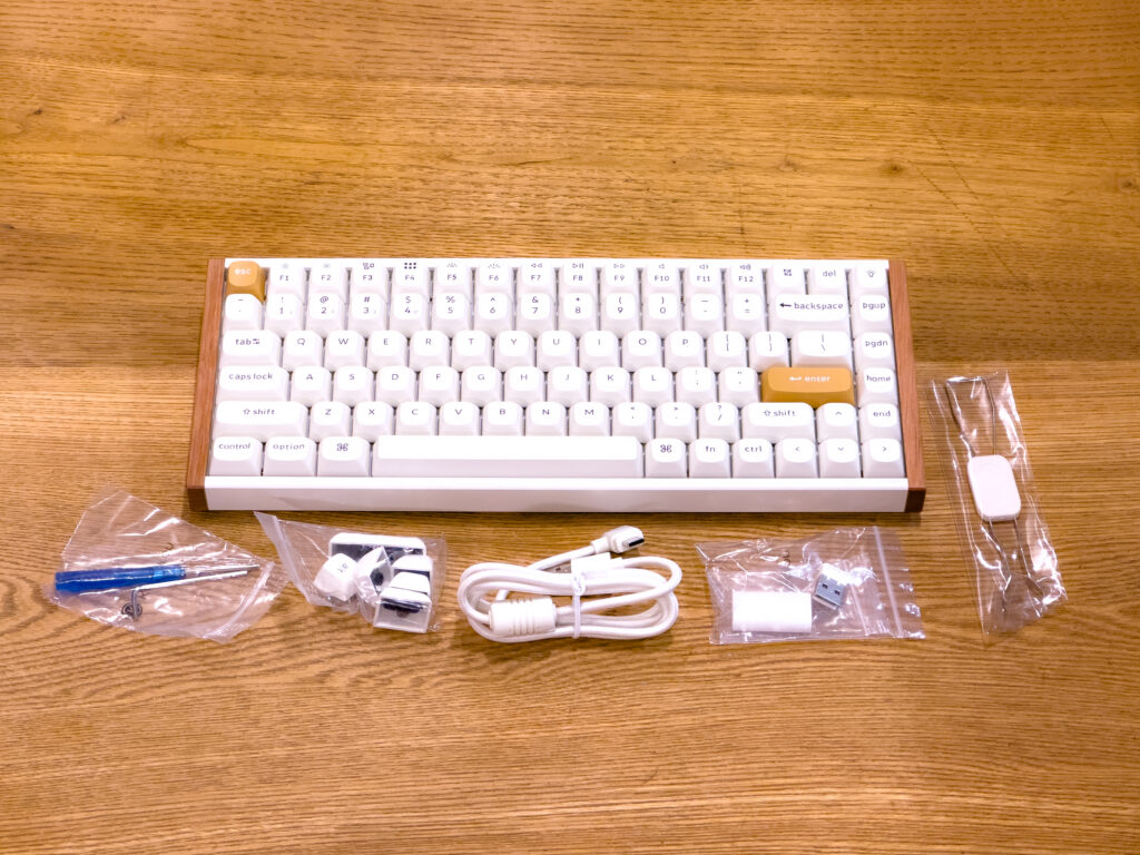 Keychron K2 HE スペシャルエディションの付属品